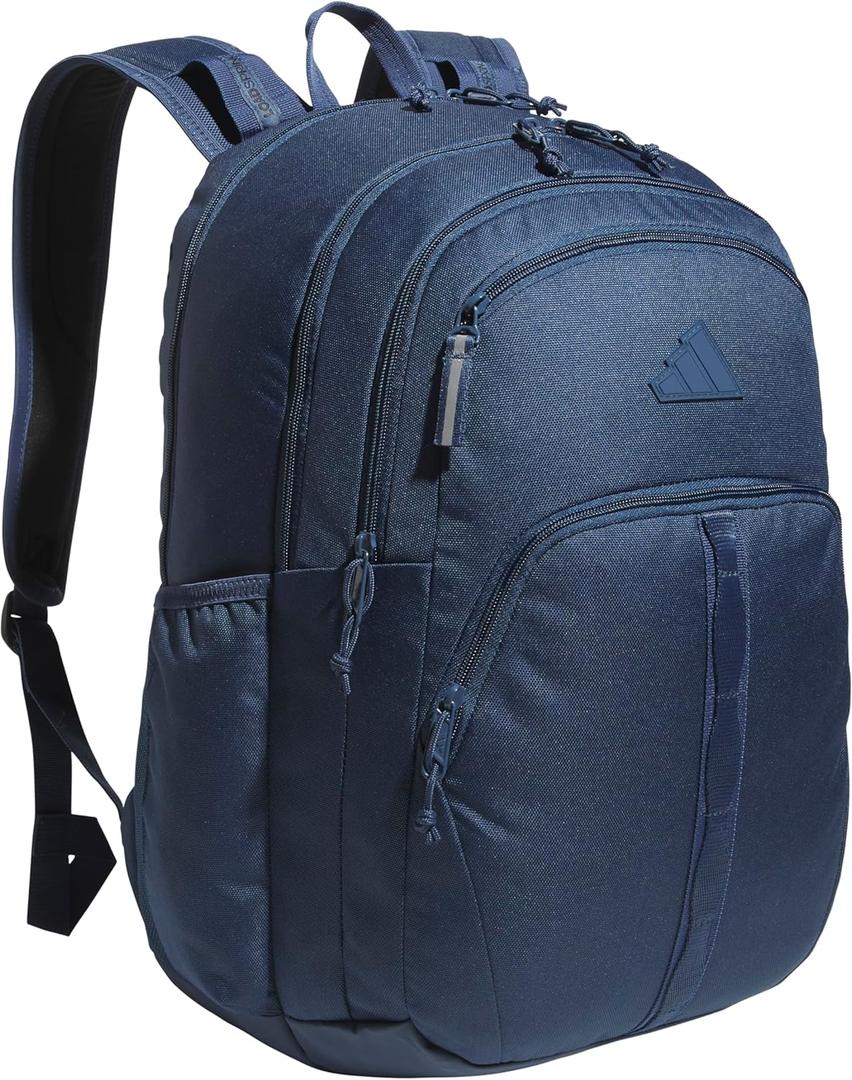 adidas Prime Backpack for Work, Travel Bag for Women and Men with Padded Compartment for Laptop (One Size, Mineral Blue)