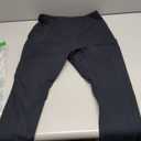 G Gradual Women's Fleece Lined Winter Leggings with Pockets Water Resistant High Waisted Thermal Warm Pants Running Hiking (Black)