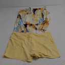 ROSEWE 2025 Tankini Swimsuits for Women, Bathing Suits with Shorts, Modest Swim Dress (X-Large, Light Yellow)