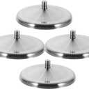 Cabilock Stainless Steel Cup Lid 4Pcs 3.94 Inch Leakproof Universal Mug Covers Spill Proof Reusable Drink Covers for Home and Travel