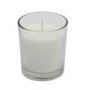 Stonebriar 12 Hour Long Burning Unscented Wax Filled Votive Holders, White