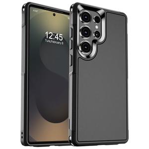 zapica Designed for Samsung Galaxy S25 Ultra Case, [Military Drop Protection] [Dual Layer Structure Design] Heavy Duty Shockproof Non-Slip Phone Cover for Galaxy S25 Ultra, Black