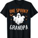 One Spooky Grandpa Shirt Funny Halloween Matching Family T-Shirt, 2XL