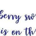 A Berry Sweet Baby is On The Way Blueberry Banner Garland for Boys Girls Baby Shower Party Decorations Supplies