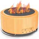 Essential Oil Diffuser for Home: 500ML Aroma Diffuser for Hotel Office Yoga Room - Humidifier with 9 Colors LED Night Light for Kids/Women Home Relaxation,Orange Yellow