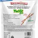 Dreambone Twist Sticks Rawhide Free Dog Chews, Made with Real Chicken, 100 Count (Pack of 1) (EXP 03/25/29)