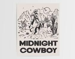 3 Pcs Western Desk Decor Wooden Box Sign, Southern Wild West Decoration for Home Bedroom Living Room, Southwestern Western Rodeo Nursery Decor for Baby Boys Room, Cowboy Gifts, Midnight Cowboy