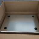 Smart Stainless Steel Cat Litter Box with Lid, XXL Enclosed, Odor Control