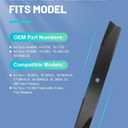 ACEBRI Mulching Blade 38 '' Fit for Toro Time Cutter Z 38'' Mowers blades 14-38Z, 14-4889, 14-7799, 79-1720, for Toro 79-3060, 79-3061, 79-3061-03, 88-5140-03 Mower Blades 2Pack