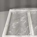 UPGRADED 240364787 Refrigerator Crisper Drawer Cover with 240350608 Crisper Glass Replacement Compatible with Frigidaire Kenmore Refrigerator Drawer Replacement, Fridge Crisper Pan Drawer Cover