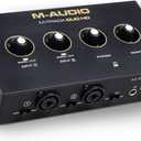M-AUDIO M-Track Duo HD Audio Interface 24bit 192kHz for Recording, Streaming, Podcasting with USB-C, 2 XLR TRS Inputs, 2 TRS Outputs, Software Suite