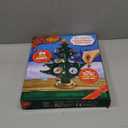 JOYIN Christmas 24 Days Countdown Advent Calendar with a Tabletop Wooden Christmas Tree and 28 Ornaments Snowman Santa Decorations for Boys, Girls and Kids Party Favors, Classroom Prizes, Xmas Gift