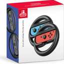 OEM Steering Wheels for Switch & OLED Joycons, Racing Wheels for Mario Kart 8 Deluxe [Mariokart Steering Wheel Controller Attachment Accessories] (2 Pack)