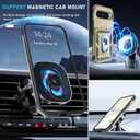 Janmitta Case Compatible with Google Pixel 9 Pro XL Built in Slide Camera Lens Cover+Screen Protector+Finger Ring Holder Kickstand,Heavy Duty Shockproof Full Body Protective Phone Cover,Gold