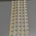 5 Pack Unfinished Scalloped Decorative Wood Trim Scalloped Edge Decorative Wood Molding Cute DIY Moulding Trim for Christmas Home Wall Cabinet Shelf and Window Door 