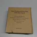 Heat Powered Wood Stove Fan with Safety Guard | Non Electric Heat Activated Fan for Wood Burning Stove/Log Burner | Thermoelectric Fireplace Fan | Stove Accecories