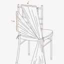 Ling's moment Wedding Chair Sashes Cover Aisle Decorations Draping Fabric Wrinkle-Free with Tie 16 Pcs Boho White Beige for Party Ceremony Reception Floral Arrangement Banquet Outdoor Decor