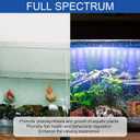 Led Aquarium Light, Full Spectrum Fish Tank Lights, 40 Gallon Freshwater Fishtank Hood Lighting for Grow Fish, Plants, Adjustable from 30 to 36 Inch