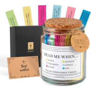 Christian Birthday Gifts for Women, Bible Verse Jar  Unique Inspirational Gift for Mom, Wife, Her  Graduation, Mothers Day, Christmas Present