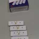 3 Outlet Adapter Extender, 3 Way Grounded Plug Splitter, 1 to 3 Plug outlet splitter, White, 4PACK