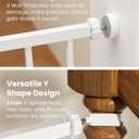 Mom's Choice-GROWNSY Baby Gate for Stairs, 30.5"-43" Pressure Mounted Pet Gate for Doorways-Auto Close Dog Gate for The House-Easy Installation & Walk Thru Wide Safety Gate