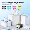 Compatible 936XL Ink Cartridges 4-Pack for HP OfficeJet Pro 9125e, 9120e, 9135e, 9730e, 9130e, 9720e, 9122e Printers (Black, Cyan, Magenta, Yellow)