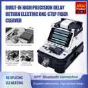 Ai-20 Fusion Splicer High-Precision One Step Cutter Integrated, Core Alignment Optical Fiber Fusion Splicer, Automatic FTTH Precision Optical Fiber Splicer W/Built-in VFL & OPM Function