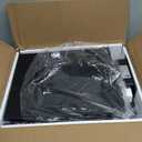 SUPERJARE Nightstand with Charging Station, Bed Side Table with Adjustable Fabric Drawer, Night Stand for Bedroom, 3-Tier Storage End Table, for Living Room, Black (M (11.8"D x 15.7"W x 23.4"H))