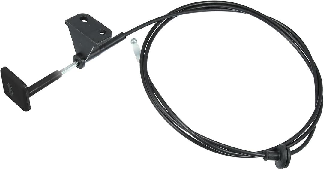 74130SNAA01 Front Hood Latch Lock Release Wire Cable Replace for Honda Civic 2006-2011 Black Durable Material