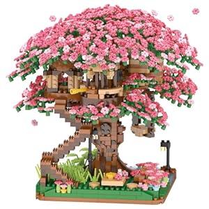 Cherry Blossom Tree Building Set, (2008pcs) Flowers Bonsai Tree Mini Blocks Kit for Adult, Japanese Sakura-Tree House Building Blocks Set, Gift Ideas for Girls 8 10 12 14+ Cherry Blossom Tree Building Set, (2008pcs) Flowers Bonsai Tree Mini Blocks Kit for Adult, Japanese Sakura-Tree House Building Blocks Set, Gift Ideas for Girls 8 10 12 14+