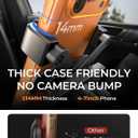 AINOPE Car Vent Phone Mount Holder for iPhone 17 Pro Max Car Mount [Drop-in Grip] Phone Holders for Your Car Air Vent Interior Accessories Gifts for Men for iPhone 17 Pro Max 16 15 14 Galaxy S26