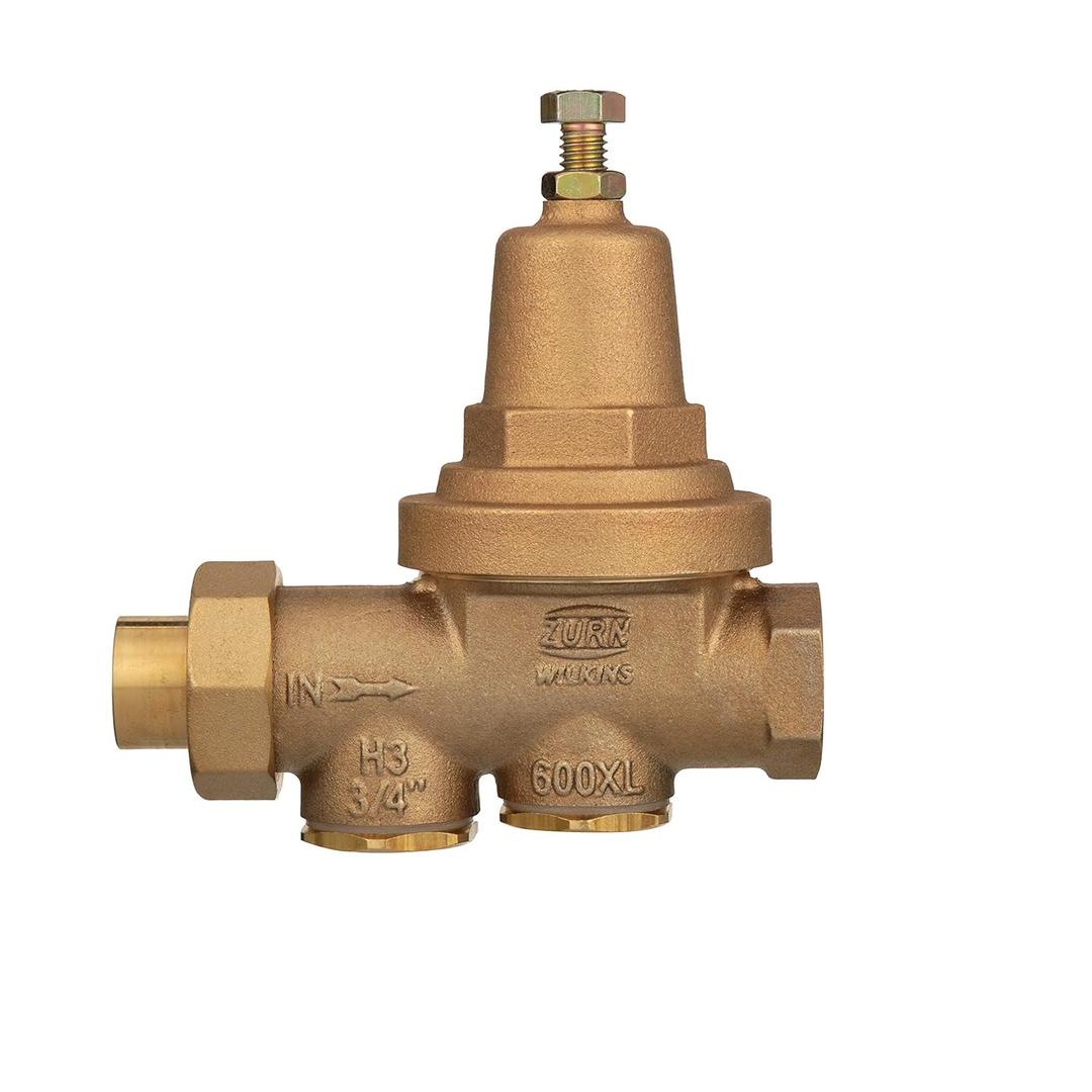 Zurn Wilkins 34-600XLC 3/4" 600XL Pressure Reducing Valve with cop/ Sweat Connections (0.75 Inch)