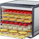 Food Dehydrator Machine for Jerky Beef: TINANA Stainless Steel Food Dryer for Meat - Digital Food Dehydrater for Fruit Herbs (gray)