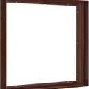 DiY Metal Canvas Float Frame for 20x20 Art, Oil Paintings, Landscape, Portrait, Walnut