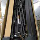 VEVOR Folding Chair Rack, 800 LBS Capacity, Heavy-Duty Chair Cart for 84 Chairs/ 12 Tables+42 Chairs, Dual-Layer Chair Storage Dolly with Rubber Wheels and Holders, Large Chair Holder, Matte Black