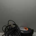 Giraffe Tools Retractable Power Cord Reel, 50ft 12AWG/3C SJT Heavy Duty Extension Cord Storage Reel Wall/Ceiling Mount for Garage with Lighted Triple Tap