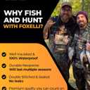 Foxelli Chest Waders, Waterproof 4mm Neoprene Hunting & Fishing Waders for Men & Women with Boots, Size: 11