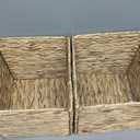 Set of 2 Storage Baskets Wicker Cube Baskets Foldable Handwoven Water Hyacinth Laundry Organizer,10.5 * 10.5 inches Woven Baskets, Wicker Storage Basket, Water Hyacinth Storage Baskets (2)