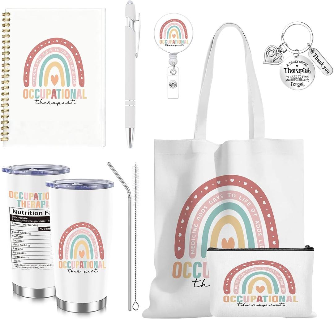 Yoloodayy 7 Pcs Occupational Therapy Appreciation Gifts Graduation OT Gifts, 1 Count