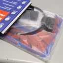 Basketball Hoop Indoor, Mini Basketball Hoop LED with 3 Balls and Scoreboard, Over The Door Basketball Hoop, Basketball Kids Toys Gifts for 3 4 5 6 7 8 9 10 11 12 Year Boys (Red)