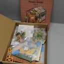 Rolife DIY Miniature Greenhouse Kit, Tiny/Mini House Making Kit with Furniture for Adults, Furniture, Halloween/Christmas Decorations, Gifts for Family and Friends (Cathy's Greenhouse)
