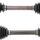 TRQ Front CV Axle Shaft Assembly Set Compatible with 2007-2011 Mazda CX-7 2007-2008 CX-9