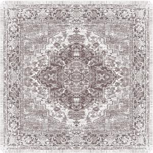 nunubaby Washable Pee Pads for Dogs, Stylish, Non-Slip and Leak-Proof Pee Pads. Reusable Potty Pads for Dogs for Crates and Floors.(Brown/Geo, 48" x48" ) (48x48 Inch (Pack of 2))