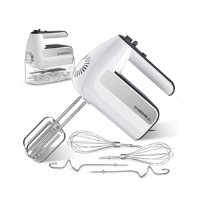 5-Speed Electric Hand Mixer, 800W Handheld Mixer with Turbo for Baking & Cooking, Kitchen Food Mixer with Storage Case 