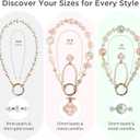 POSADINA Phone Charm for Women, Anti-Theft Phone Wrist Strap Hands-Free & Beaded Chain, Detachable Cell Phone Lanyard with Tether Tab
