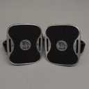 FreeSkates Portable Roller Road Drift Skates Plate, with Aluminum Alloy Deck Non-Slip, Board Split Skateboard with PU Wheels High-end Bearings (Medium, Black)