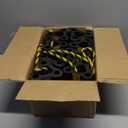 Wheel Chocks for RV Trailers 4Pair/8Pack with Rope, Rubber Tire Chocks Block Stopper with Reflective Strips for Camper Truck Car Wheel Immobilizers & Chocks, Travel Trailer RV Accessory