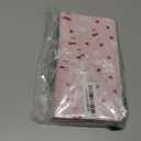 Zreal Cute Server Book for Waitress, Waiter Book with Zipper and Magnetic Pocket, Cherry & Bow Print Serving Book for Waitstaff in Restaurants, Leather Waitstaff Organizer Fits Server Aprons(Pink)