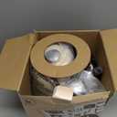 SUSTEAS Electric Kettle - 57oz Hot Tea Kettle Water Boiler with Thermometer, 1500W Fast Heating Stainless Steel Tea Pot, Cordless with LED Indicator, Auto Shut-Off & Boil Dry Protection, Beige