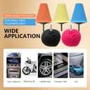 5Pcs Aluminum Polishing Kit Foam Sponge Polishing Balls Wheel Polishing Kit for Drills, Car Wheel and Polisher Kits for Car Care, Chrome, Rims, Metal, Plastic, Ceramic and Glass.